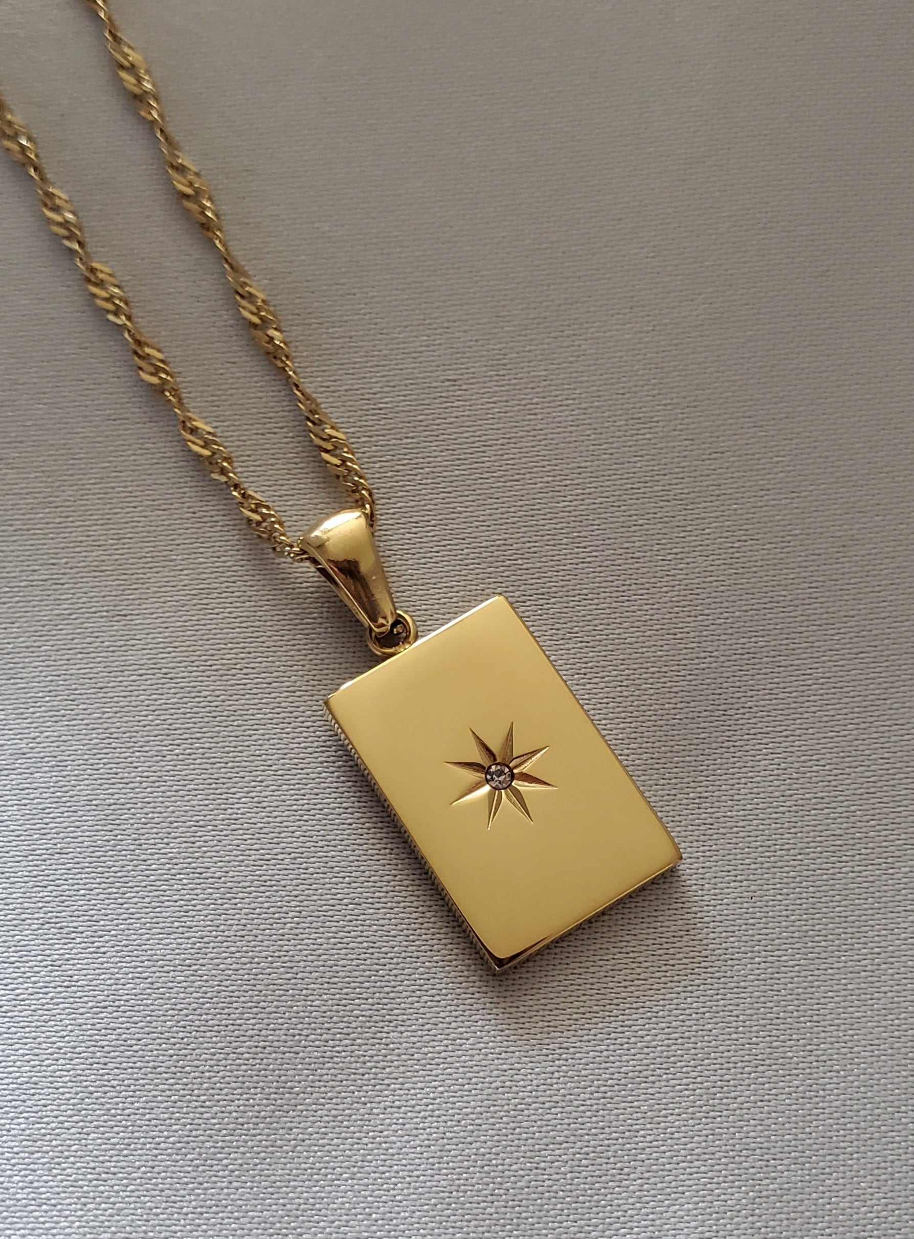 Estelle Pendant Necklace - Isura - Stainless Steel - Isura Jewellery