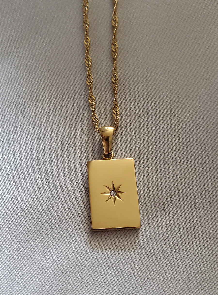 Estelle Pendant Necklace - Isura - Stainless Steel - Isura Jewellery