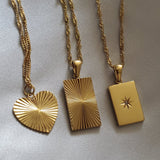Remi Pendant Necklace - Isura - Stainless Steel - Isura Jewellery