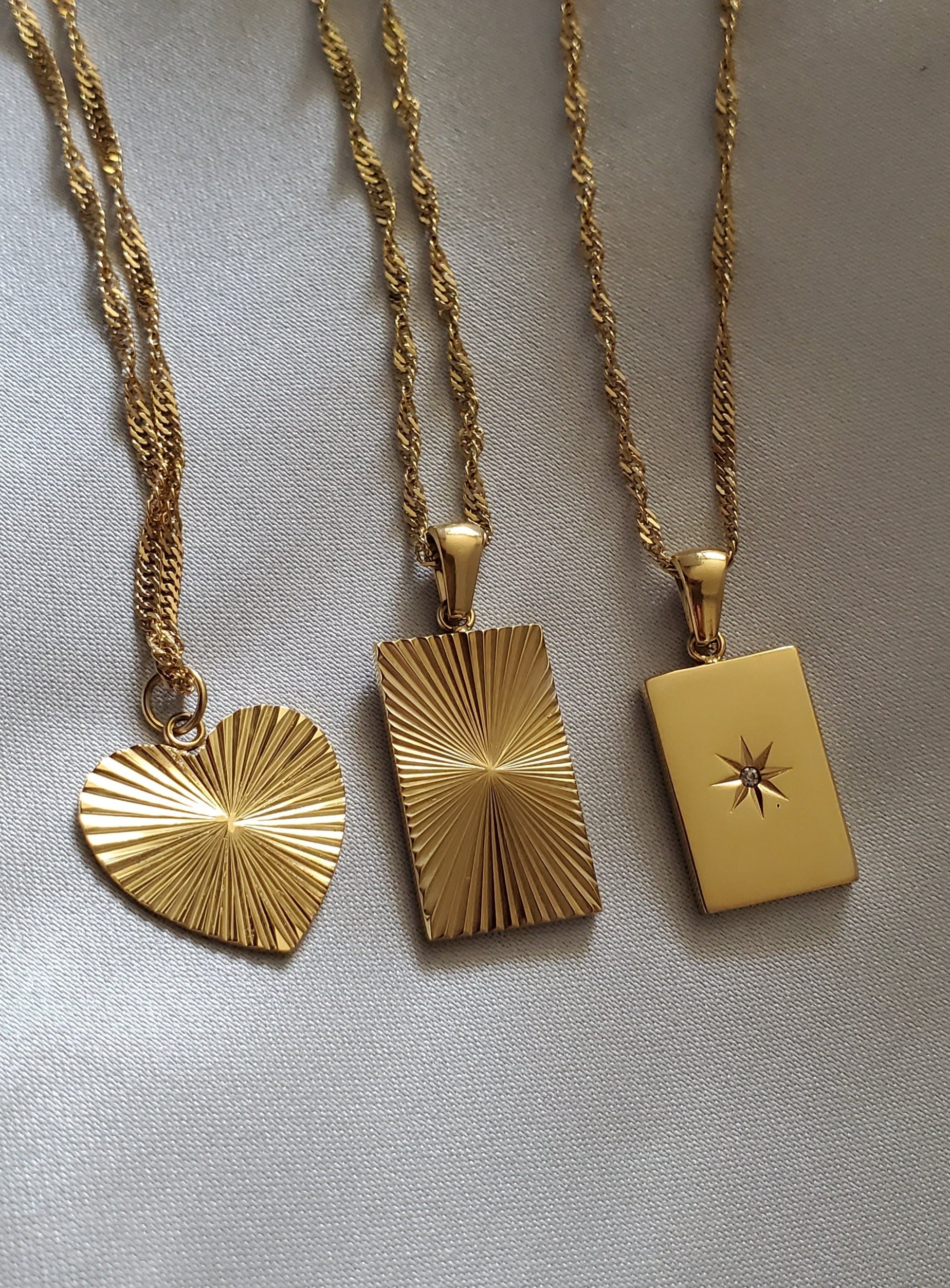 Remi Pendant Necklace - Isura - Stainless Steel - Isura Jewellery