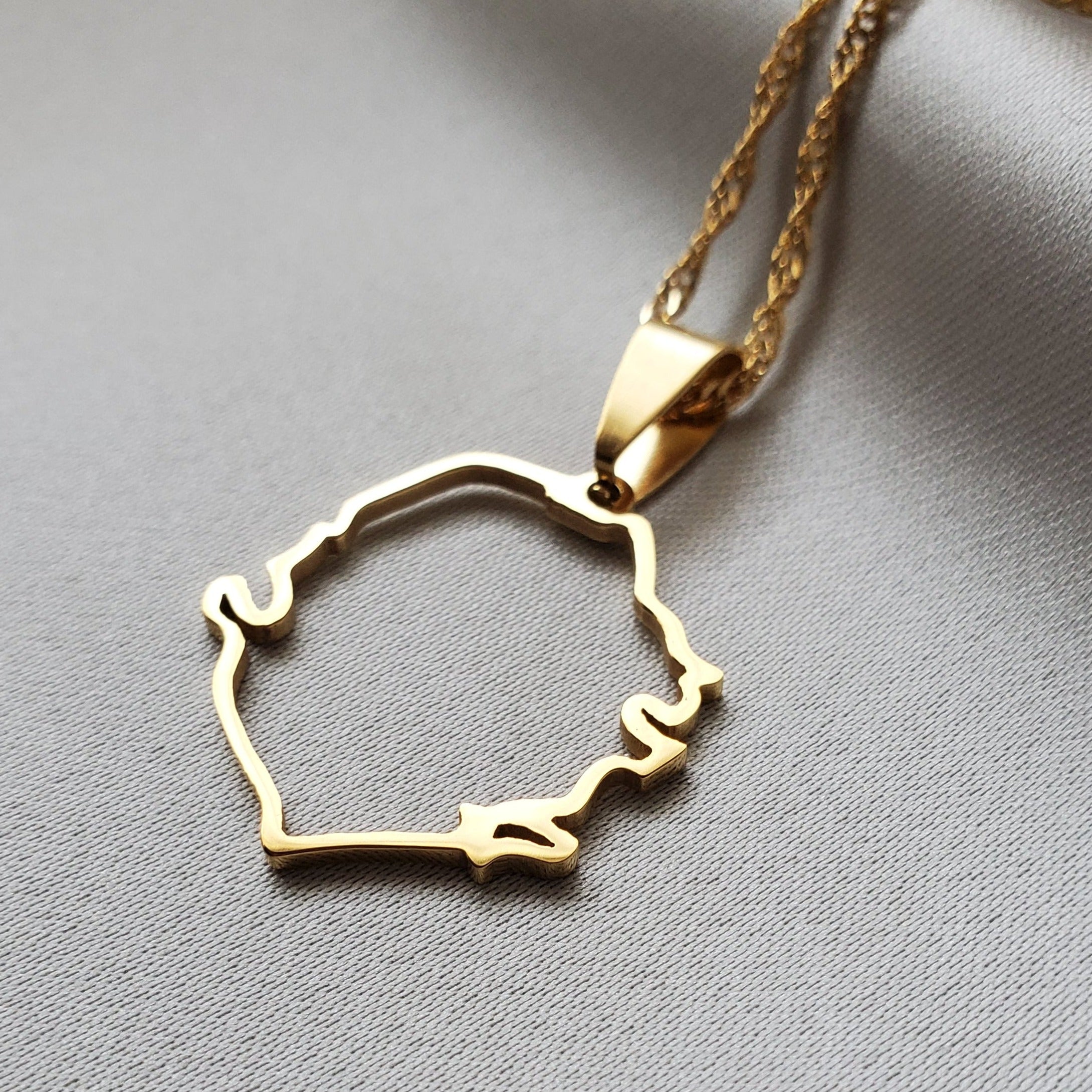 Sierra Leone Outline Pendant - Iṣura