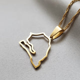 Senegal Outline Pendant - Iṣura