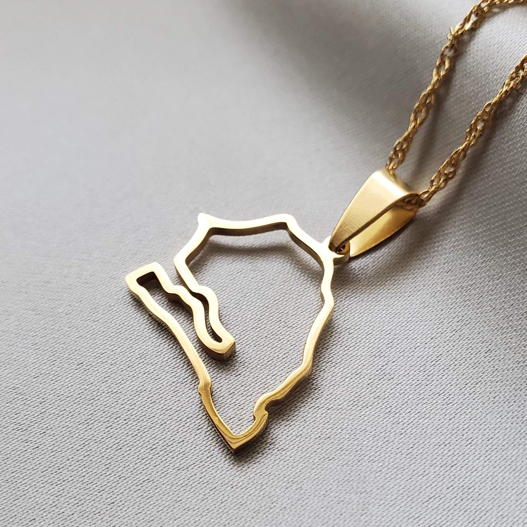 Senegal Outline Pendant - Iṣura