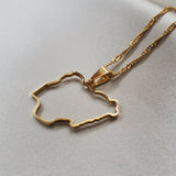Nigeria Outline Pendant - Iṣura