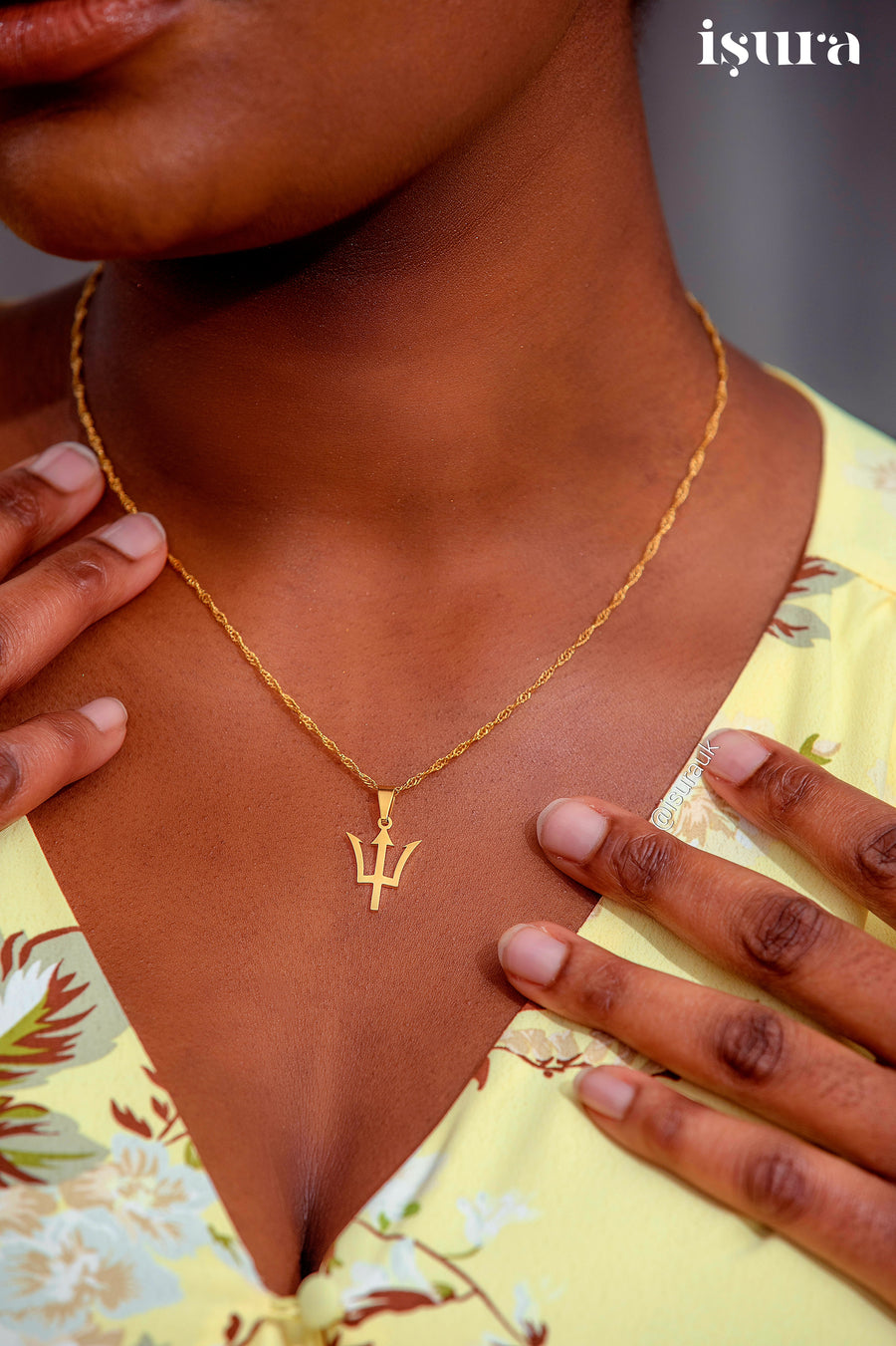 Barbados Trident Pendant - Iṣura