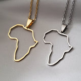 Africa Outline Pendant - Iṣura