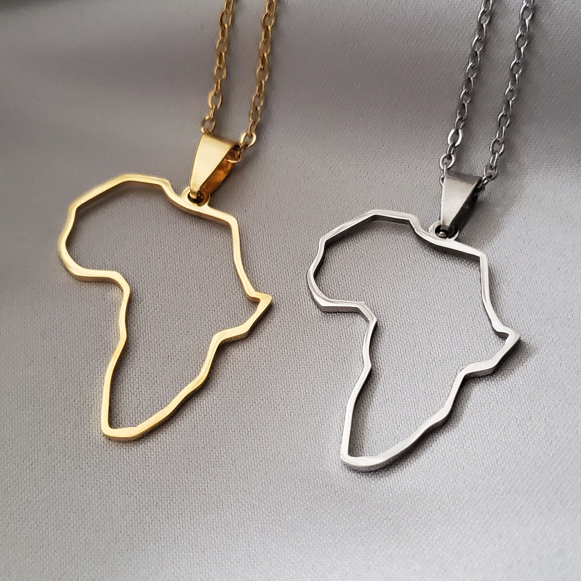 Africa Outline Pendant - Iṣura