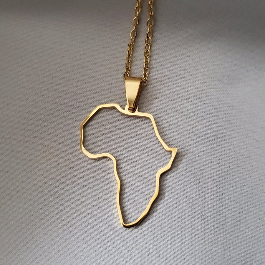 Africa Outline Pendant - Iṣura