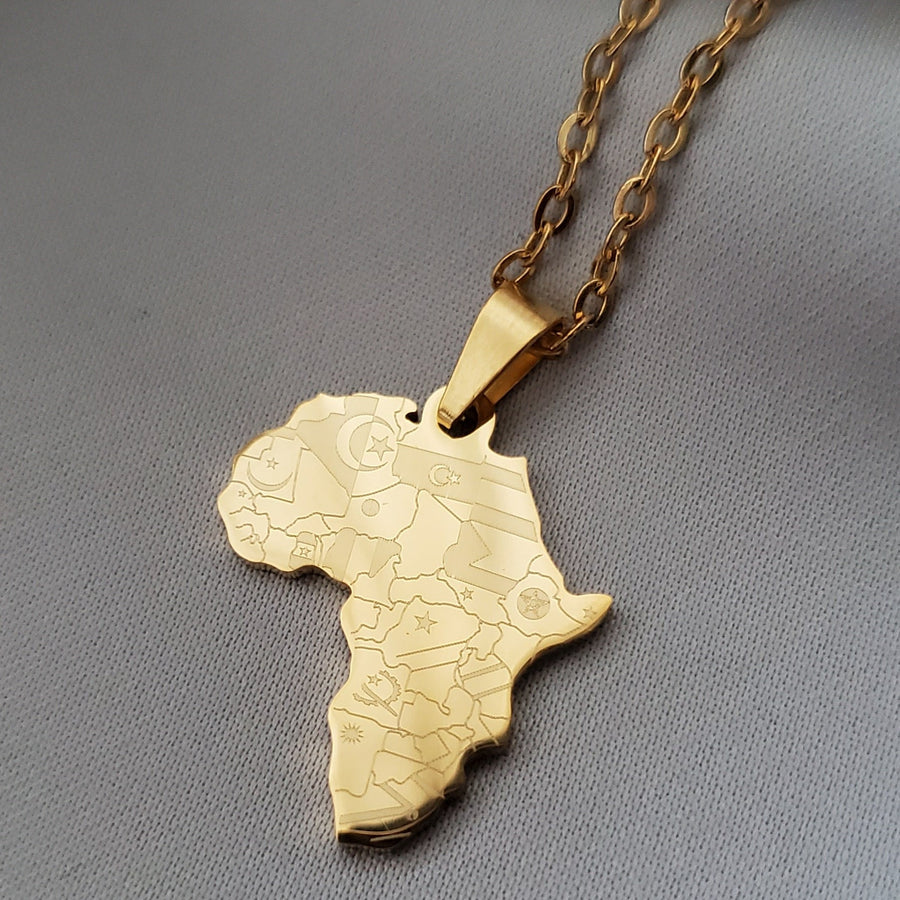 One Africa 'Flags' Pendant Small - Iṣura