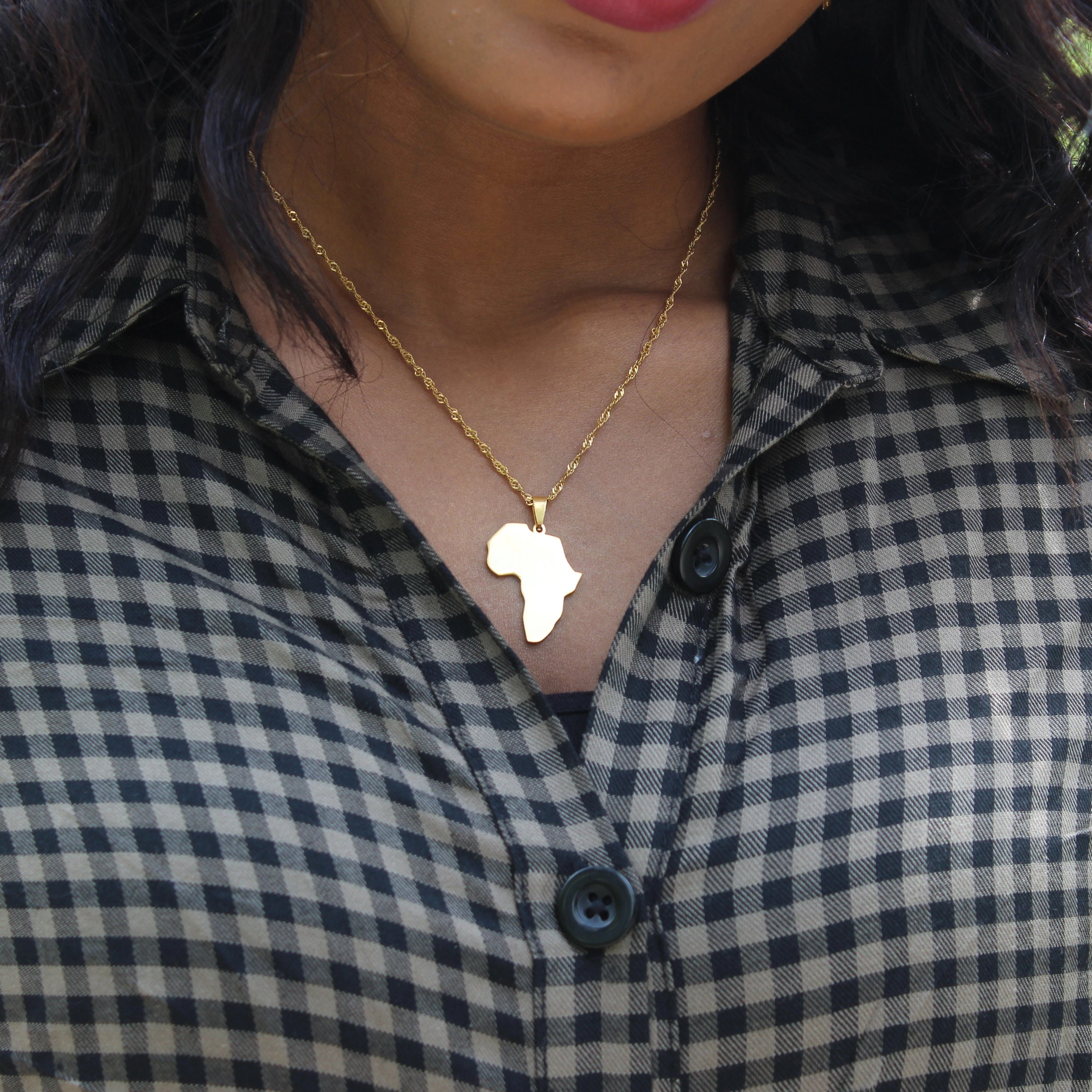 Africa Plain Pendant - Iṣura