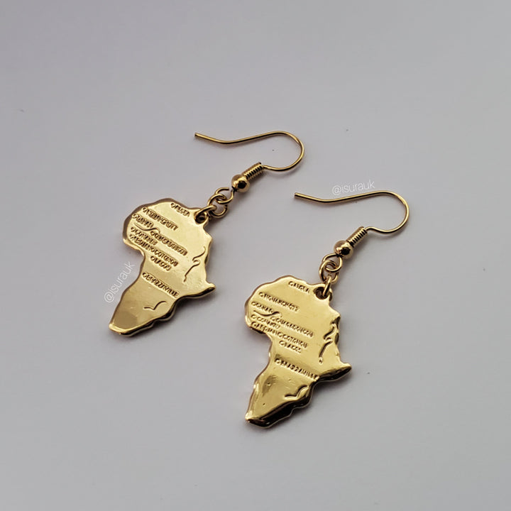 Africa Motherland Earrings - Iṣura