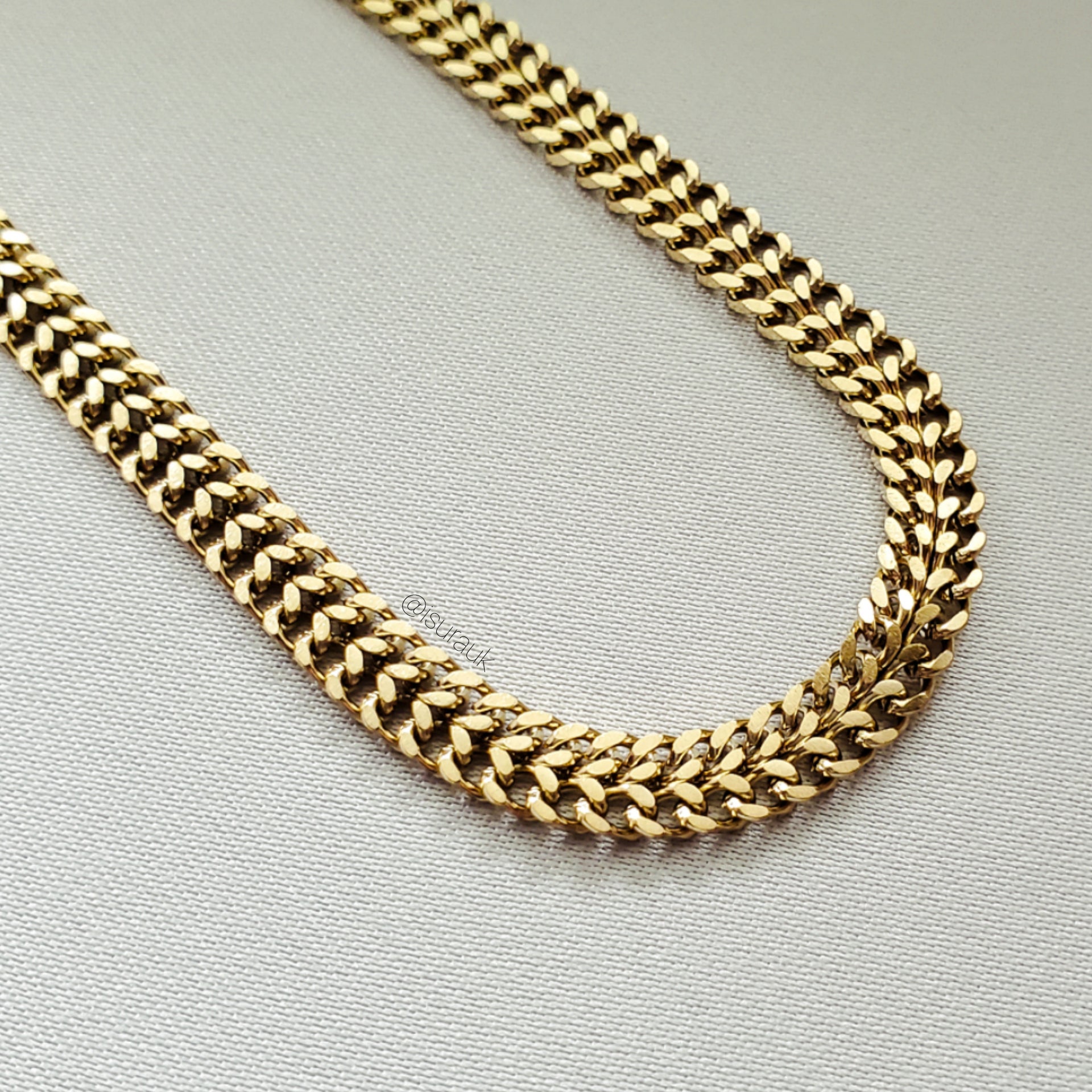 Olympia Flat Chain Necklace - Iṣura