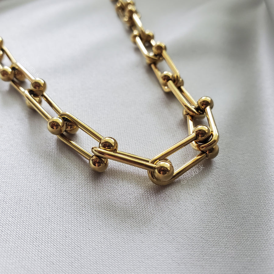 Link Chain Necklace - Iṣura