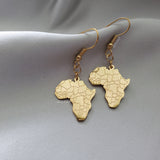 Africa Drop Earrings - Iṣura