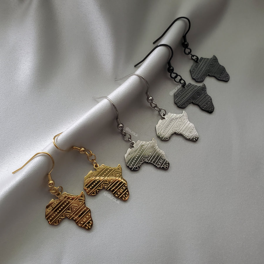 Tribal Africa Drop Earrings - Iṣura