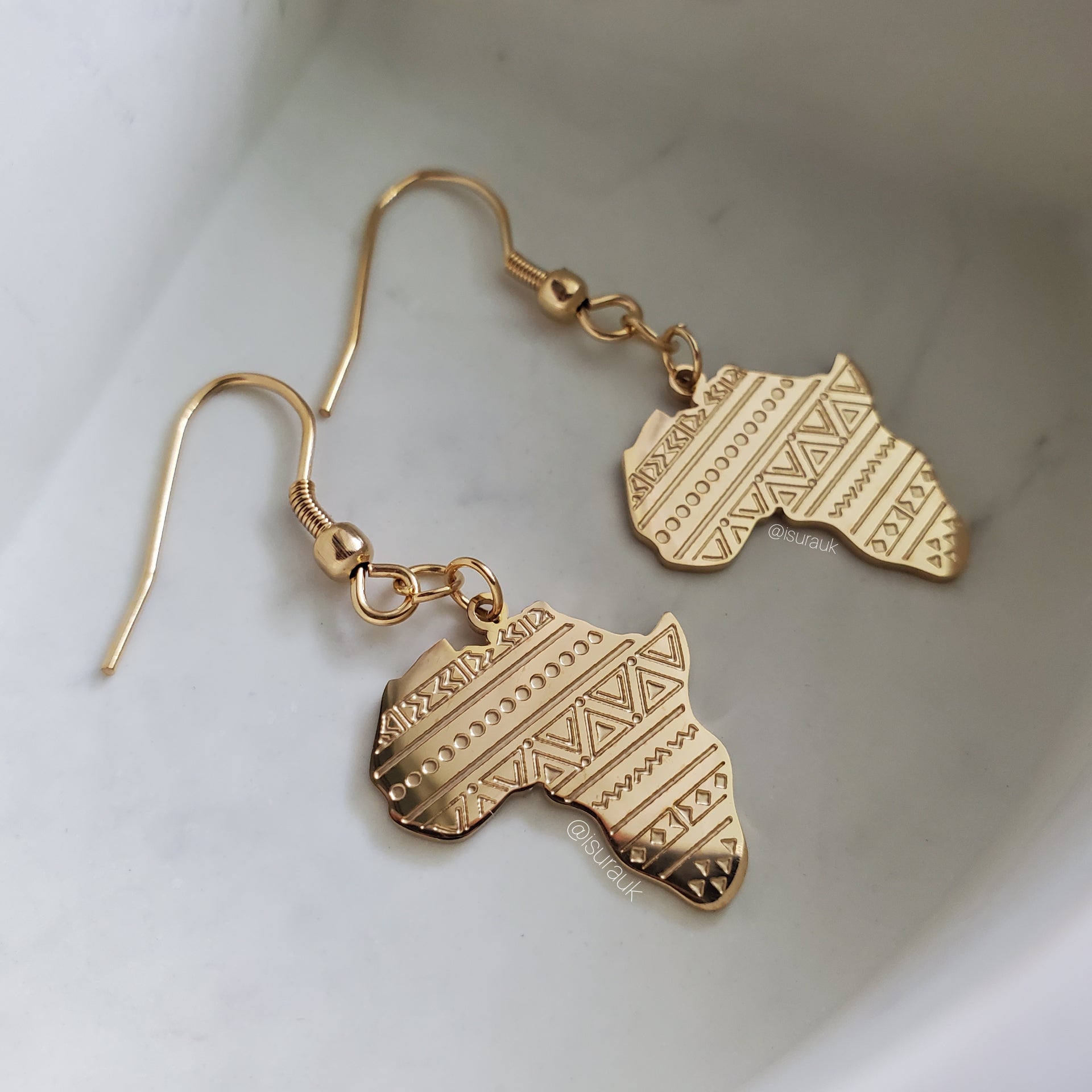 Tribal Africa Drop Earrings - Iṣura