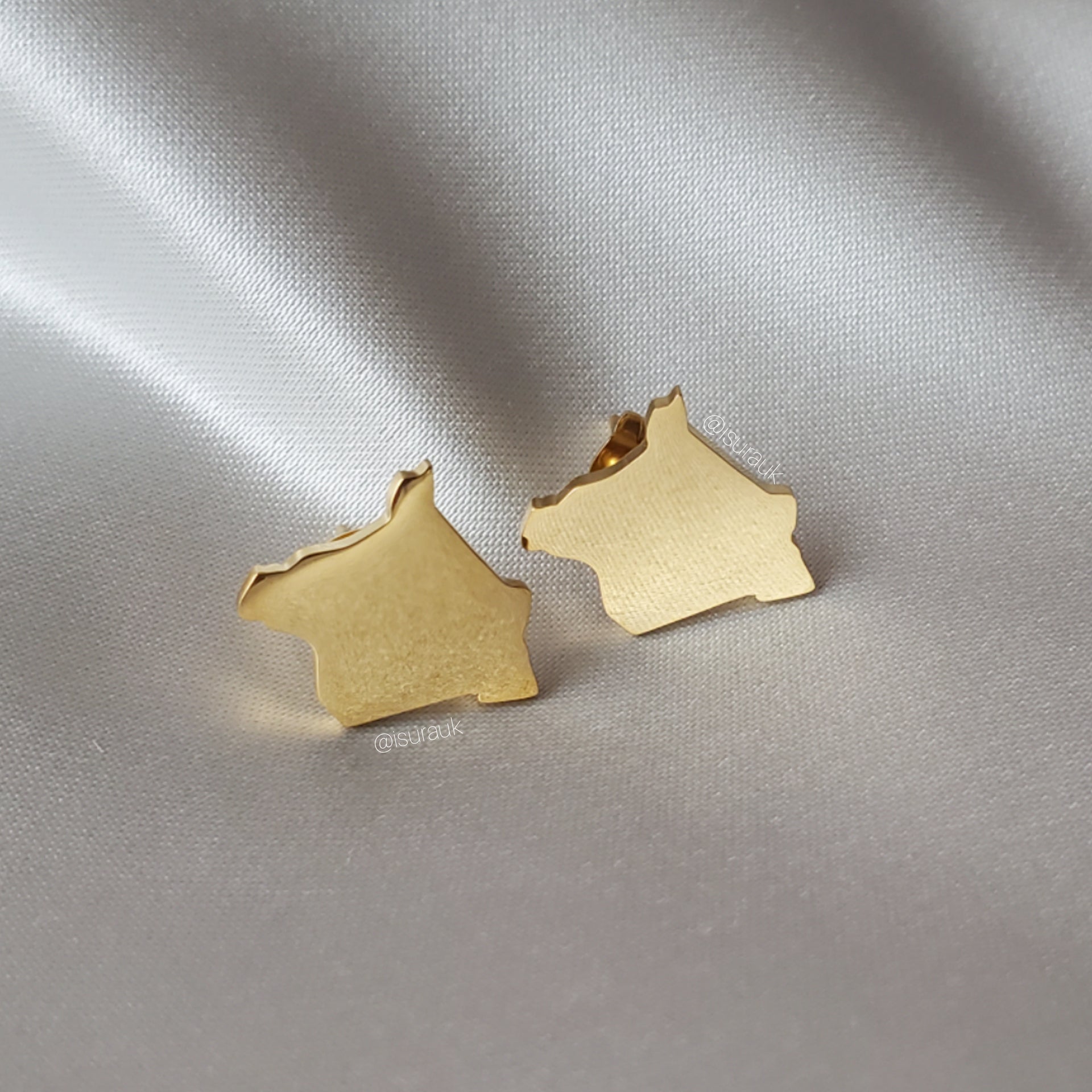 Kenya Stud Earrings - Iṣura