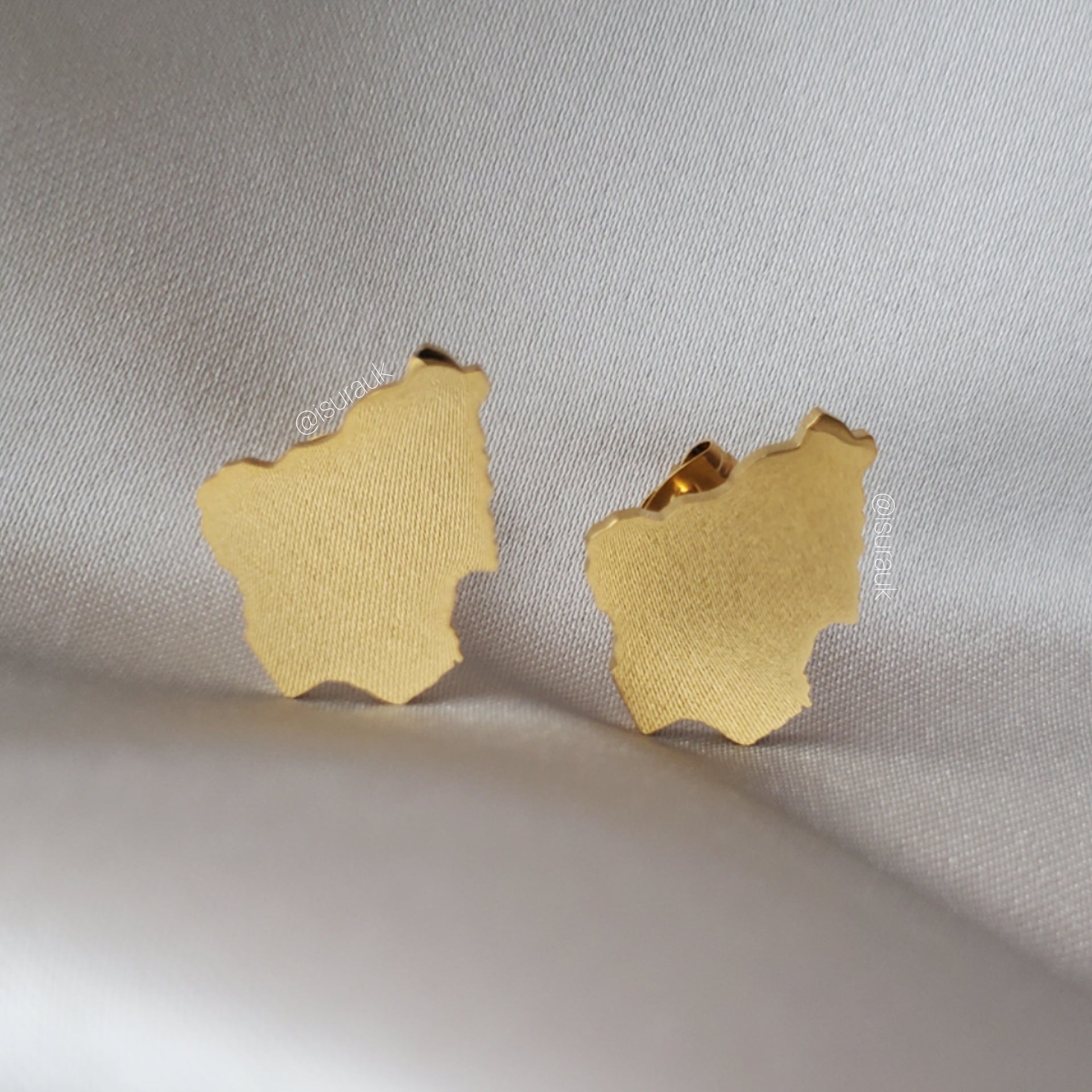 Nigeria Stud Earrings - Iṣura