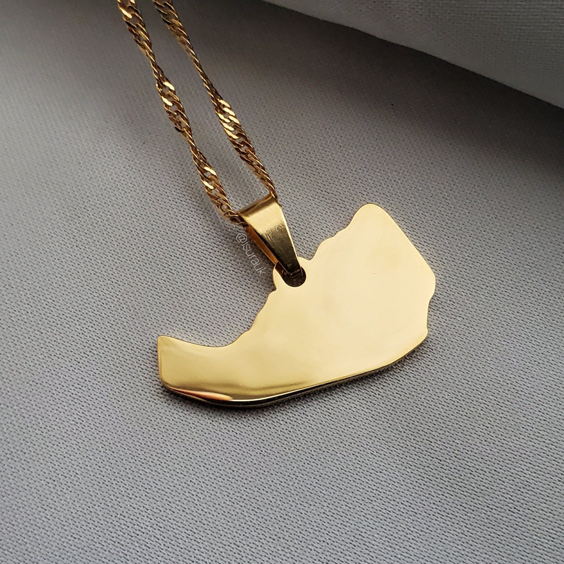 Somaliland Map Pendant - Iṣura