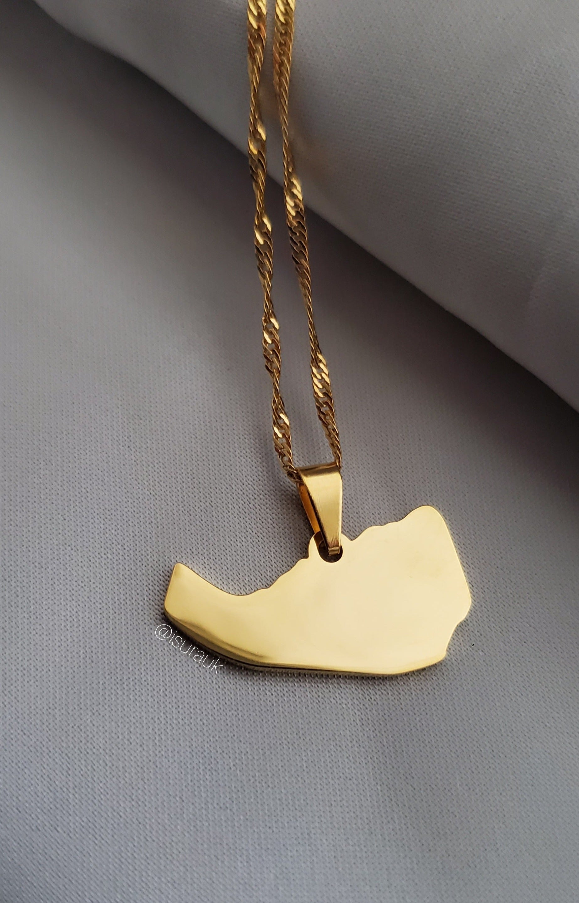 Somaliland Map Pendant - Iṣura