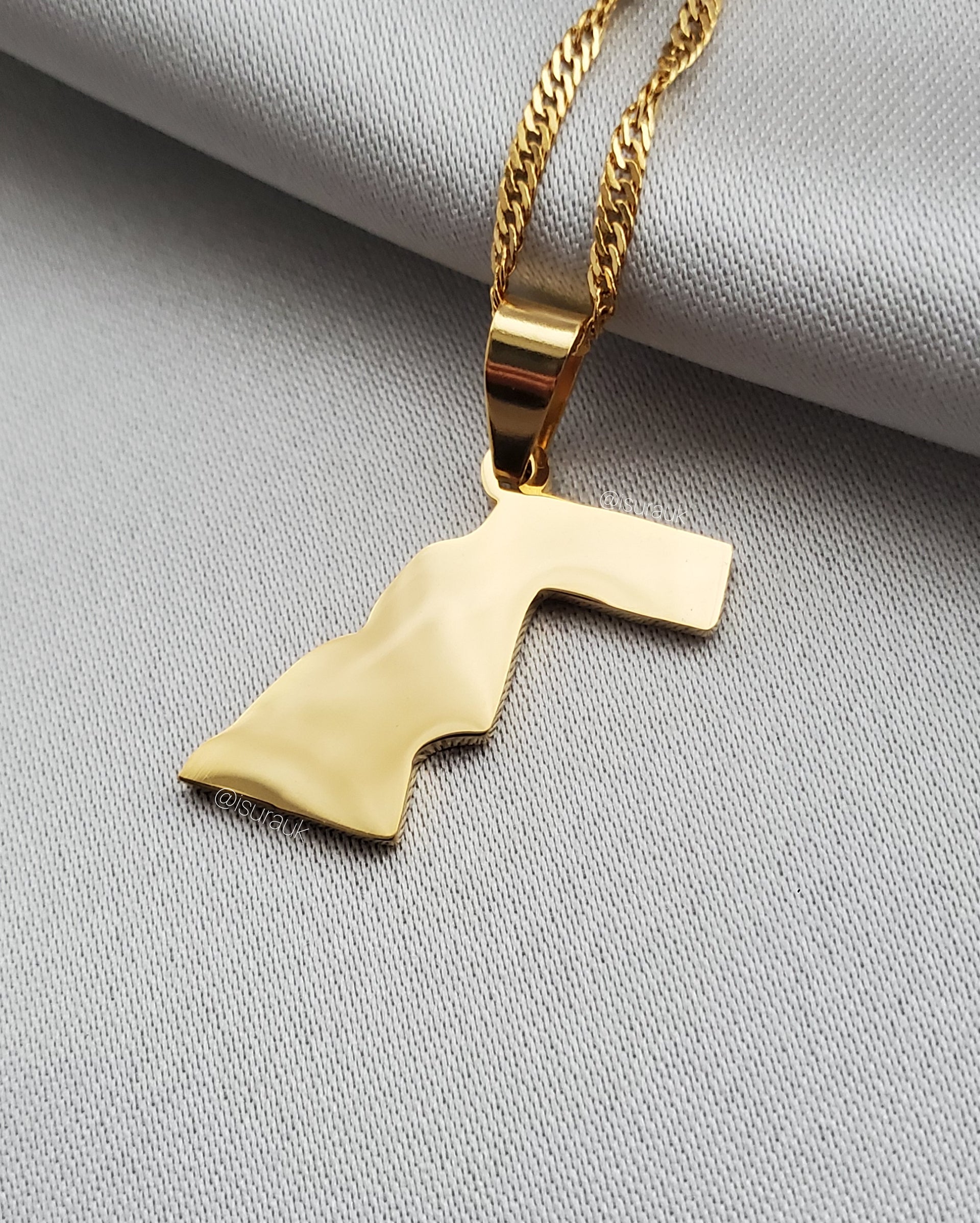 Western Sahara Map Pendant - Iṣura