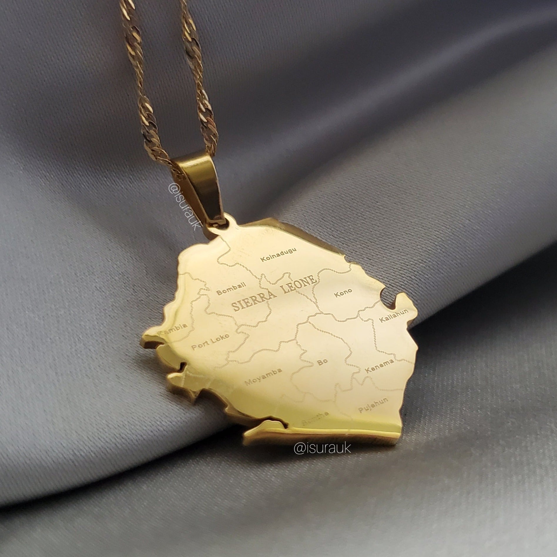 Sierra Leone City Pendant - Iṣura