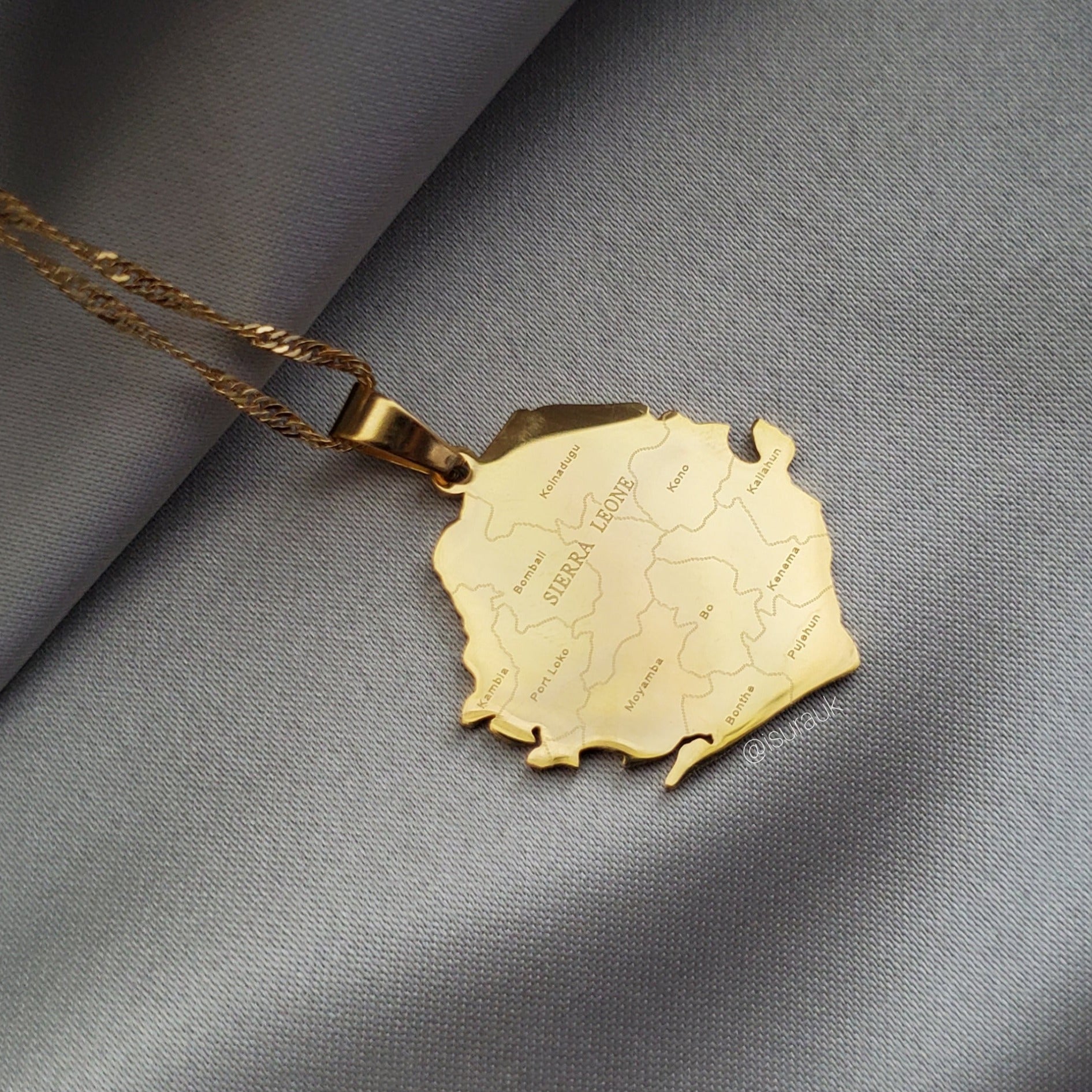 Sierra Leone City Pendant - Iṣura