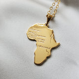 Africa Motherland Pendant (Large) - Iṣura
