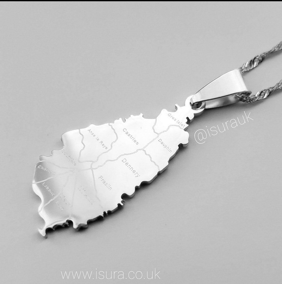 St Lucia City Pendant - Iṣura