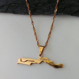 Gambia Map Pendant - Iṣura