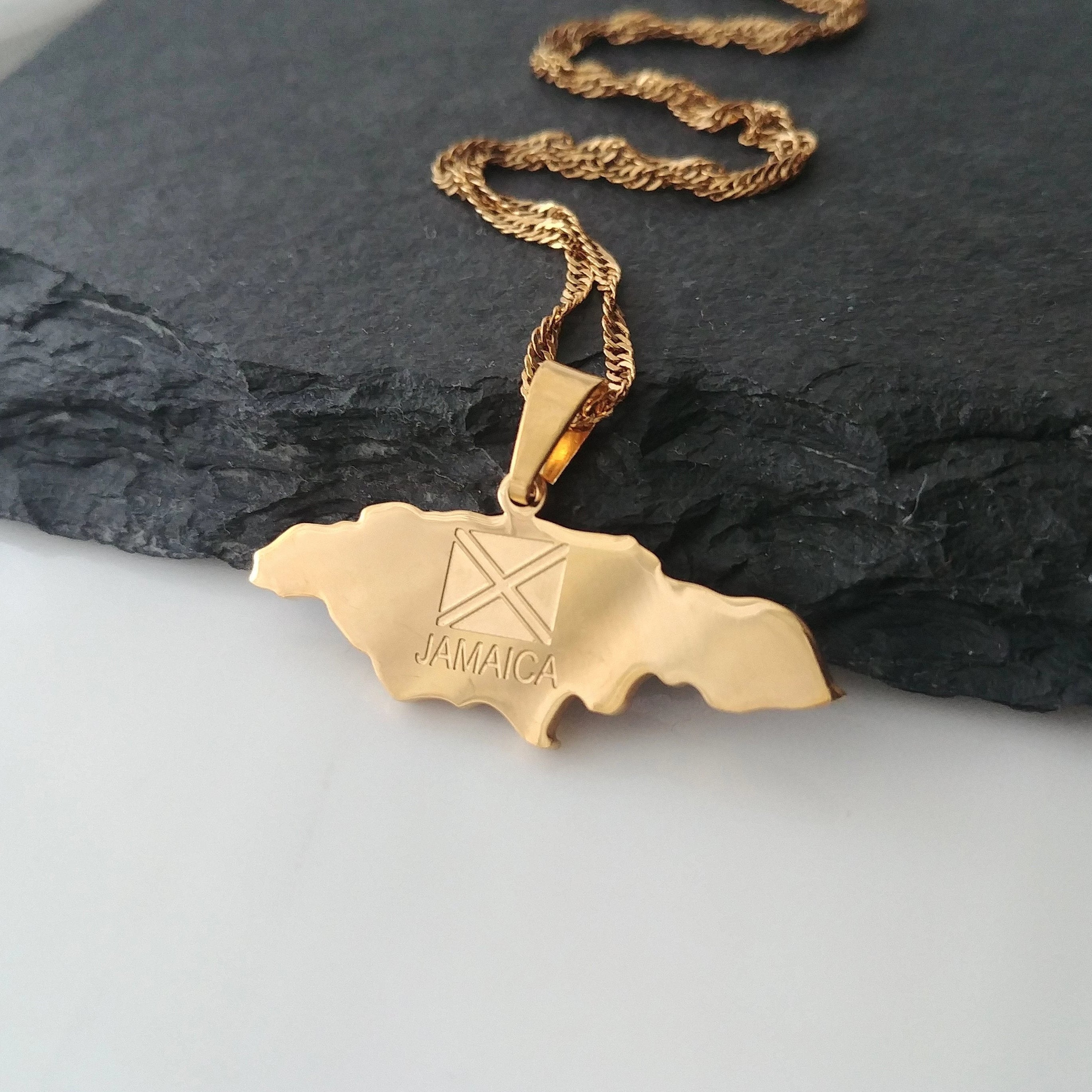 Jamaica Flag Pendant - Iṣura