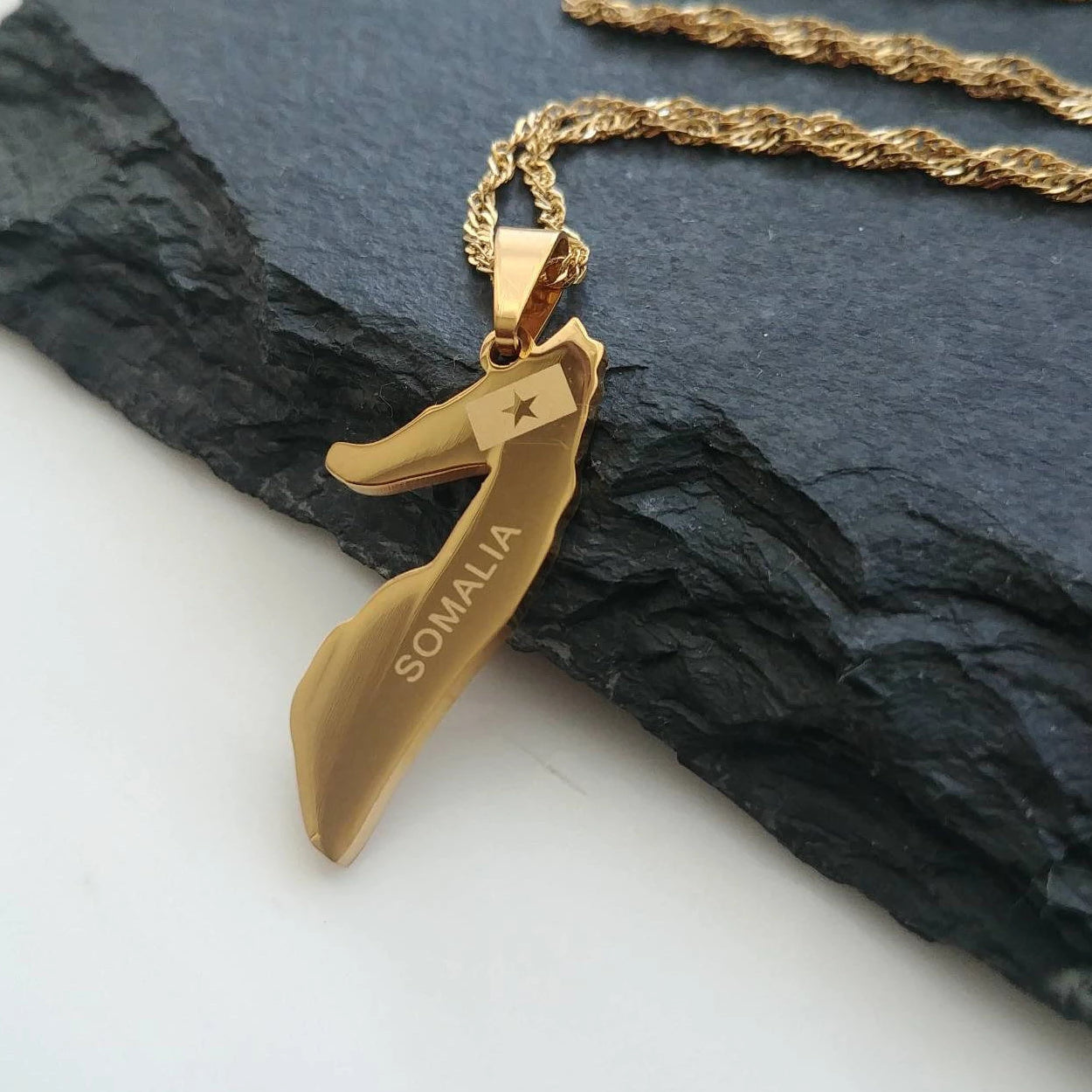 Somalia Flag Pendant - Iṣura