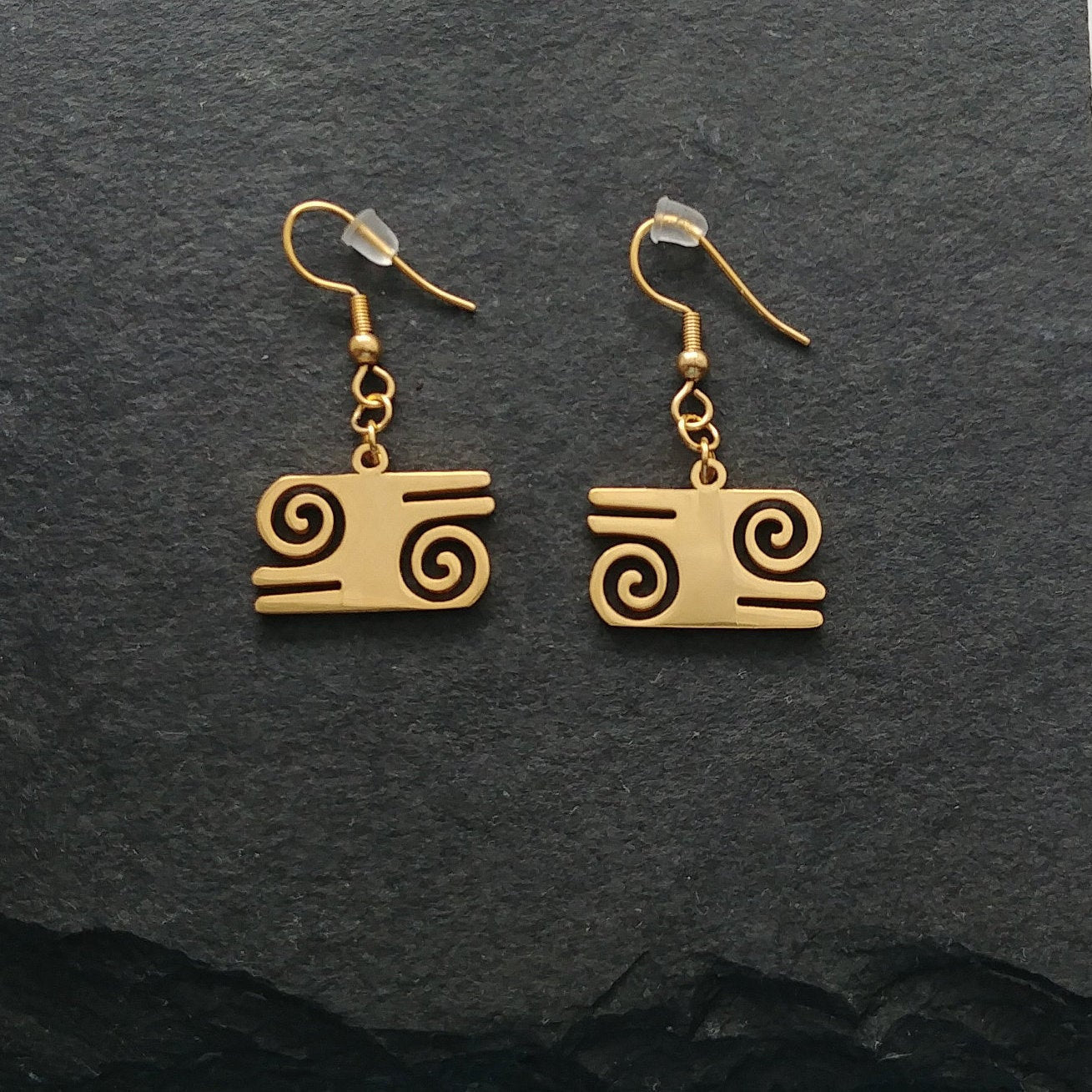 Kwatakye Atiko Drop Earrings - Iṣura