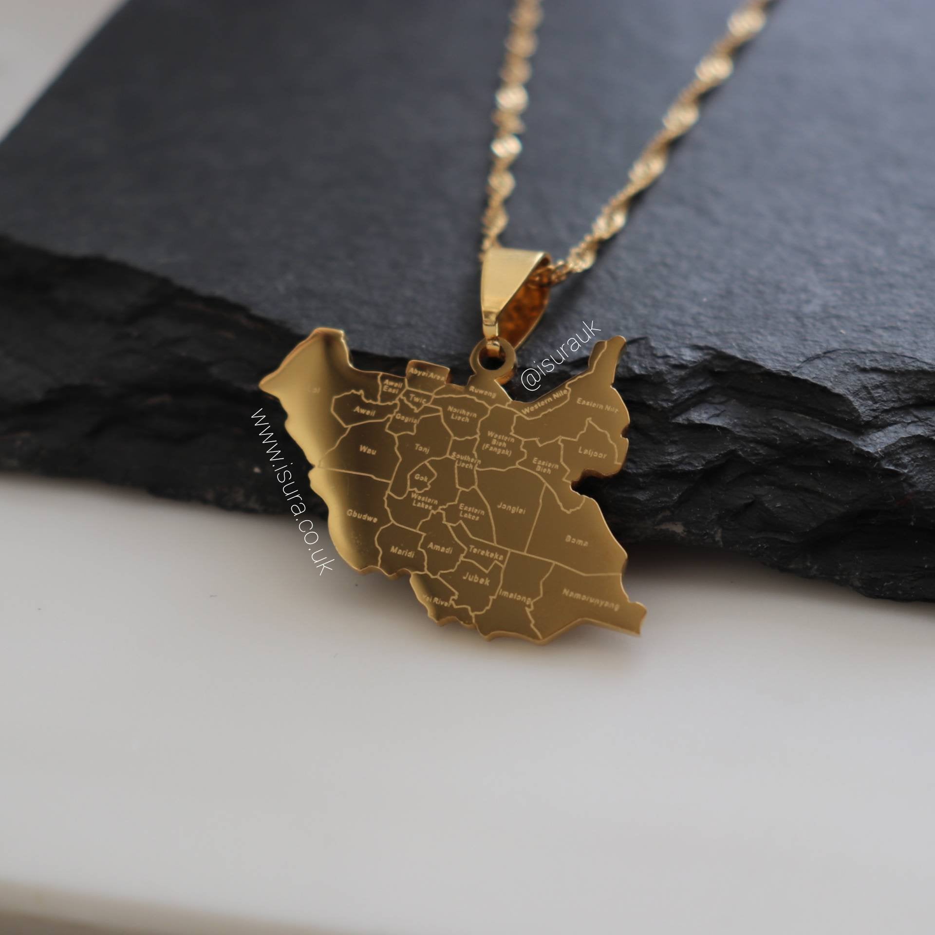South Sudan City Pendant - Iṣura