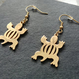 Denkyem Drop Earrings - Iṣura