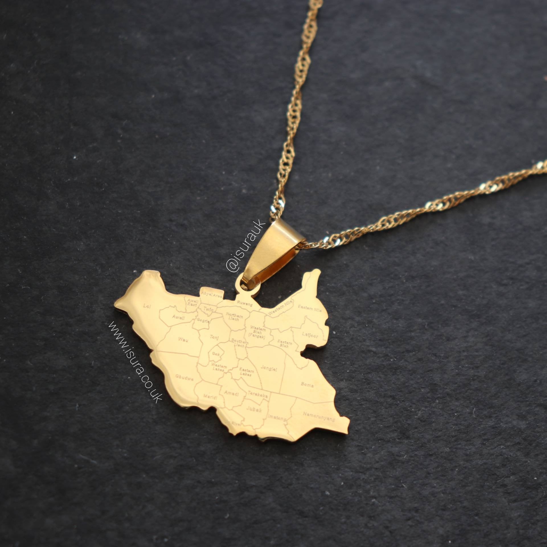 South Sudan City Pendant - Iṣura